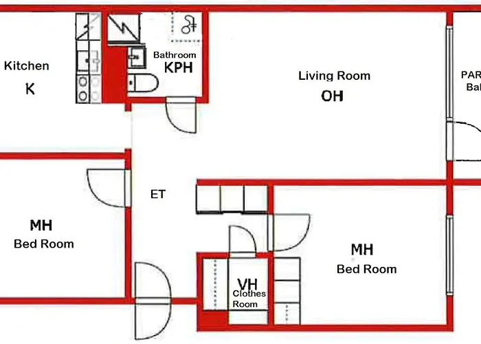 Modern 2 Bedrooms At